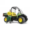 Mängusõiduk BRUDER John Deere Gator XUV 855D koos juhiga