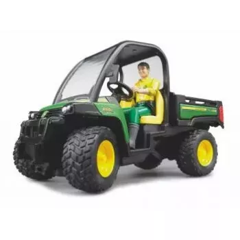 Mängusõiduk BRUDER John Deere Gator XUV 855D koos juhiga