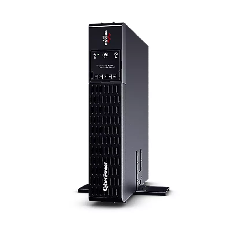 Katkematu toiteallikas CYBERPOWER PR1500ERT2U 1,5 kVA / 1500 W, Line-Interactive, puhas siinus, 10x C13 pistikupesa, 2U riiul