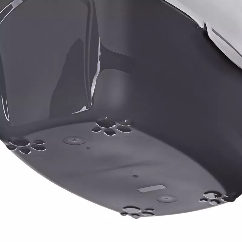 Kassiliivakast DIAMENTIQ BAYA helehall/tumehall 55,5×40×38,7 cm, plastik, pööratav uks