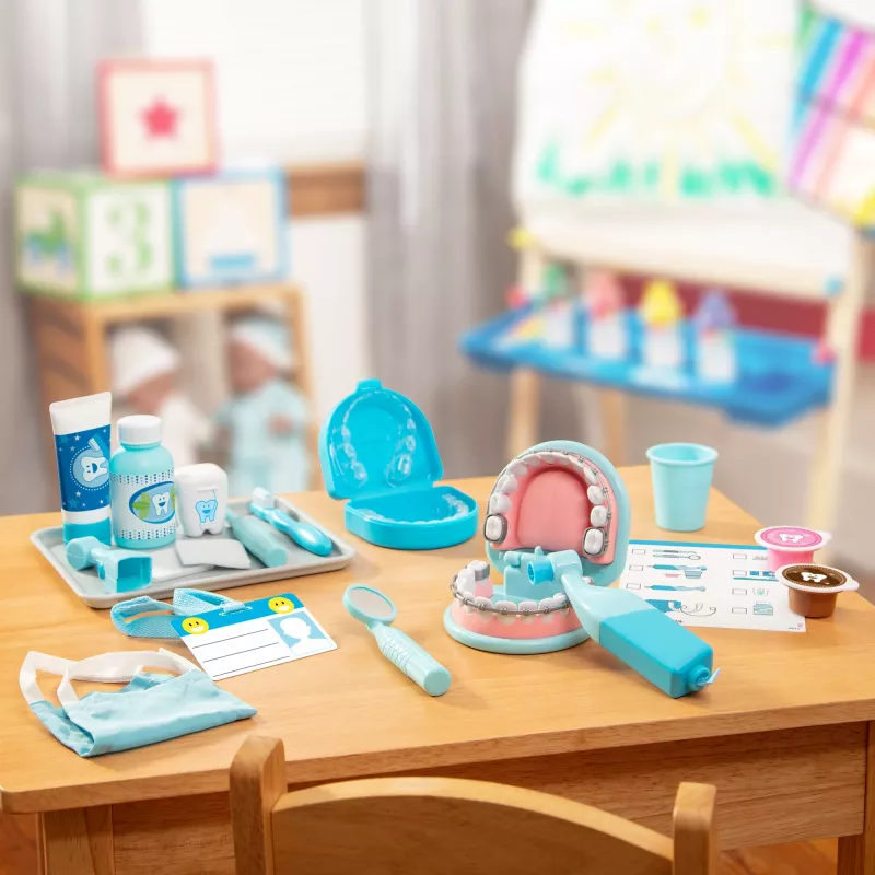Hambaarsti mängukomplekt Spinmaster Melissa & Doug Super Smile Dentist, sobib alates 3. eluaastast, mitmevärviline