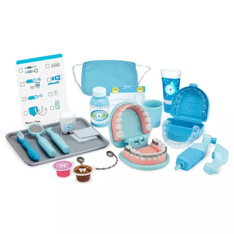 Hambaarsti mängukomplekt Spinmaster Melissa & Doug Super Smile Dentist, sobib alates 3. eluaastast, mitmevärviline