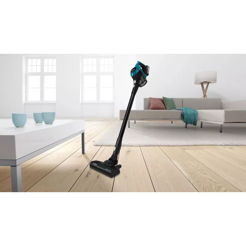 Bosch Serie 6 BBS611LAG pulkpuhastaja/elektriline luud 2-ühes pulkpuhastaja Aku Kuiv Tolmukotita 0,3 l Sinine 2,5 Ah