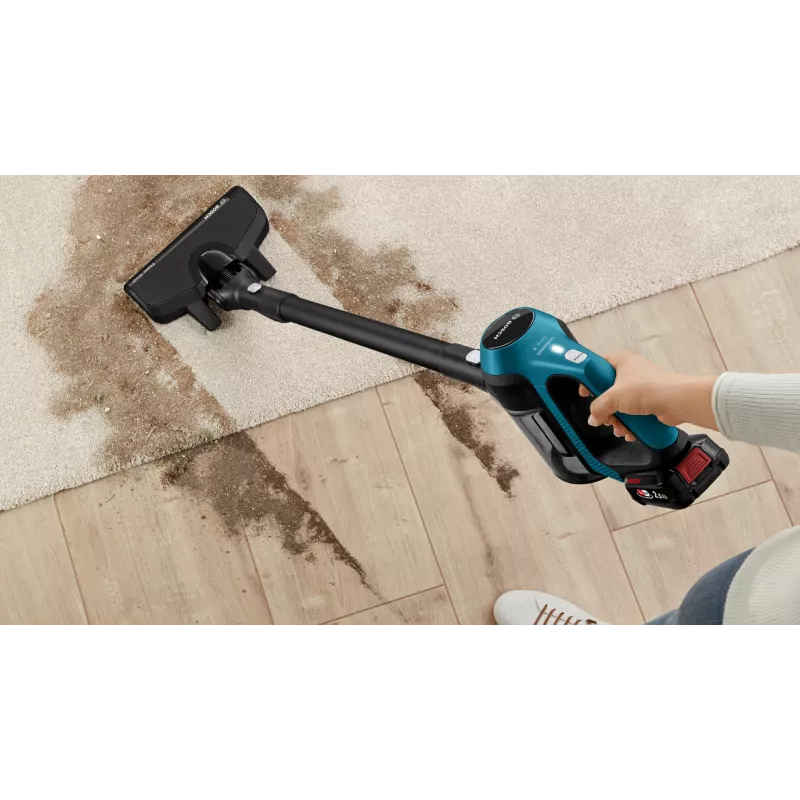 Bosch Serie 6 BBS611LAG pulkpuhastaja/elektriline luud 2-ühes pulkpuhastaja Aku Kuiv Tolmukotita 0,3 l Sinine 2,5 Ah