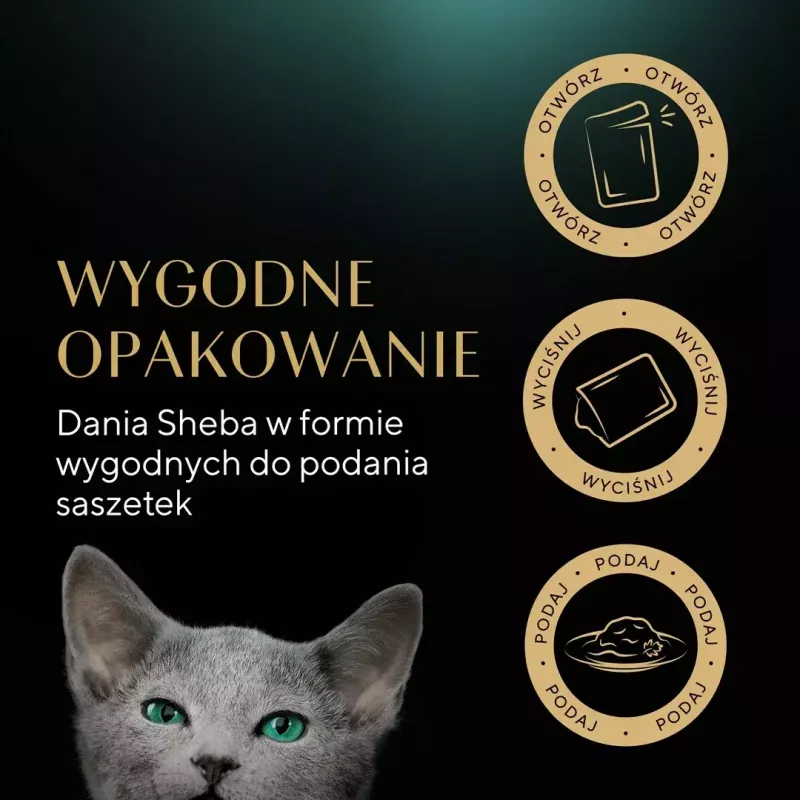 Märg kassitoit Sheba Kitten Selection of Flavors in Sauce 40×85 g — märgtoit noortele kassipoegadele, 40 kotikest x 85 g, 3,4 kg, põhimaitsena kana