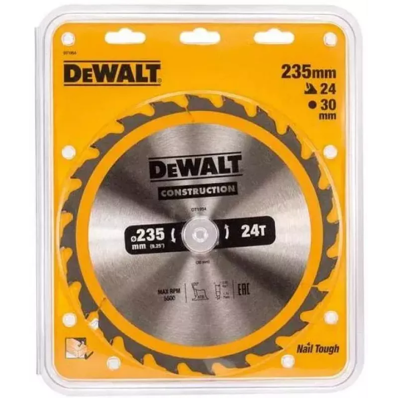 Ketassaetera DeWALT DT1954-QZ 23,5 cm 1 tk