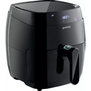 Kuumaõhufritüür Gorenje AF1409DB — 3,2 L maht, 1400 W, LED-ekraan, min temp 90 °C, must