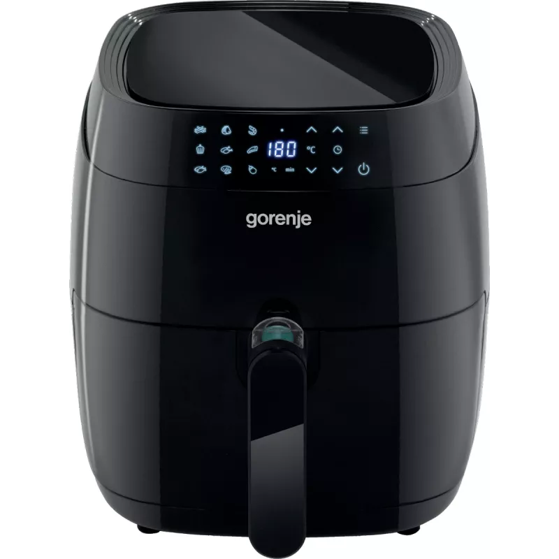 Kuumaõhufritüür Gorenje AF1409DB — 3,2 L maht, 1400 W, LED-ekraan, min temp 90 °C, must