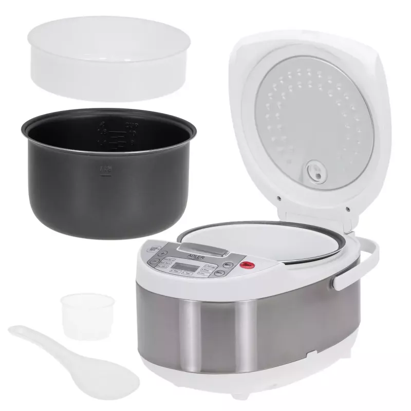 Multikeetja Adler AD 6420 — 700 W, 3,25 L mahutavus, 6 programmeeritavat programmi, LED-ekraan
