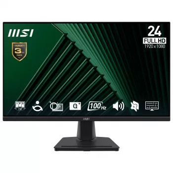 LCD monitor MSI Pro MP245G 23.8 tolli Full HD (1920×1080), IPS, 4 ms, 300 cd/m², VESA, sisseehitatud kõlarid
