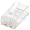 Techly IWP-JAR-C5RTY juhtmepistik RJ45 Läbipaistev