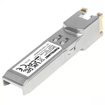 Intellinet transiiver Module Optical, Gigabit RJ45 Copper SFP, 1000Base-T (RJ45) port, 100 m, MSA-ühilduv, samaväärne Cisco GLC-T-ga, Ethernet, Fiiber, kolmeaastane garantii