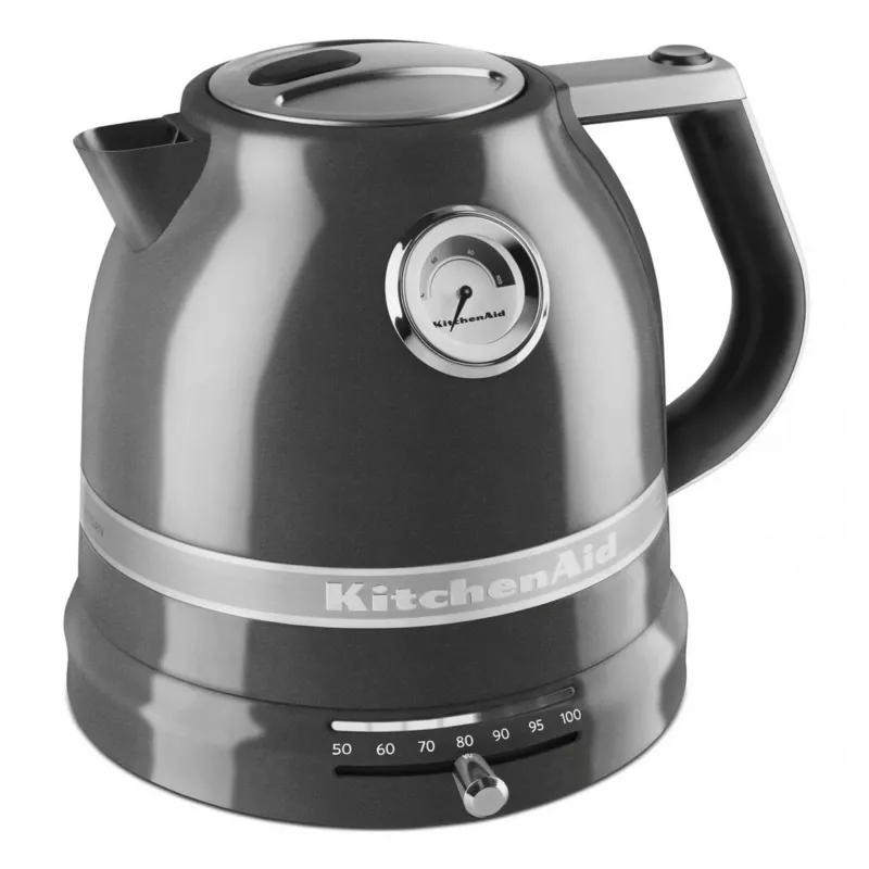 Elektriline veekeetja KITCHENAID 5KEK1522EMS — 1,5 L, 2400 W, roostevaba teras, 7 temperatuuriseadet