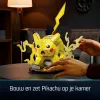 4D Build, Pokémon Pikachu 3D mudelikomplekt, Pokémon figuur, Kanto esimeste partnerite kollektsioon, lauakaunistus, 201 tk, vanusele 12+
