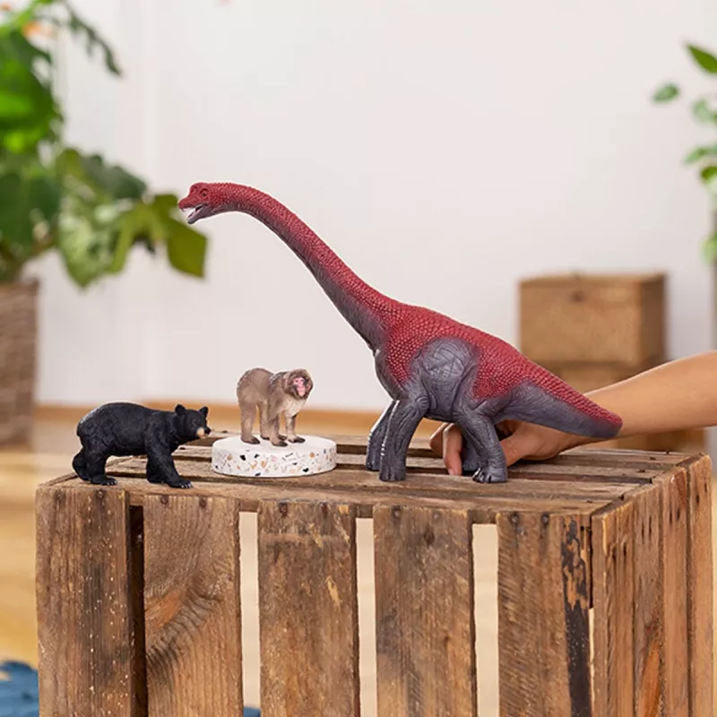 Figuur Schleich WILD LIFE Jaapani makaak beež pruun roosa 14871