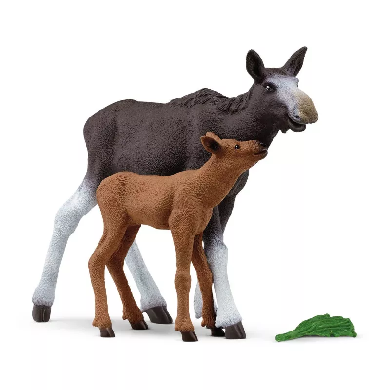 Figuurikomplekt Schleich WILD LIFE Põdrapere — realistlikud loomafiguurid, 3+ aastat, mitmevärviline