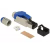 Juhtmepistik RJ-45 DeLOCK 86487 sinine hõbedane