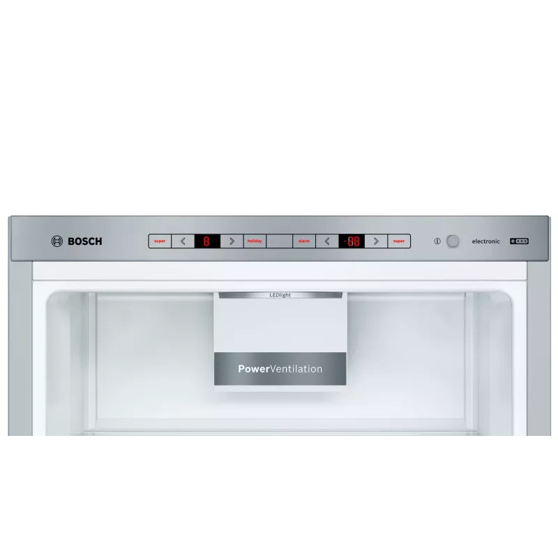 Bosch Serie 6 KGE39AICA külmik-sügavkülmik eraldiseisev 343 L roostevaba teras
