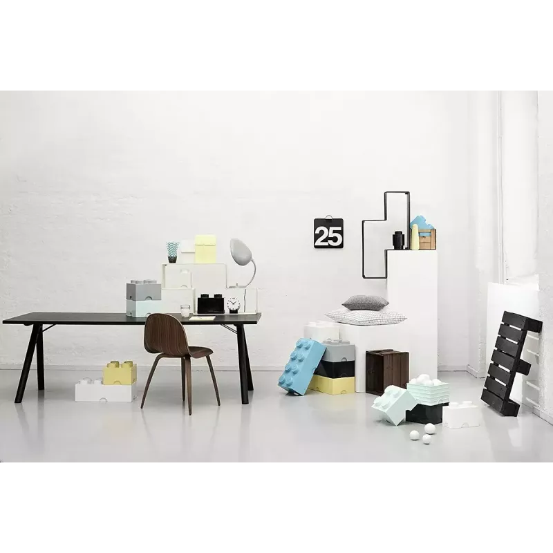 Hoiustamistellis karp ruum copenhagen LEGO Storage Brick 4 hall RC40031740, virnastatav mänguasjade ja hoiustamiskonteiner