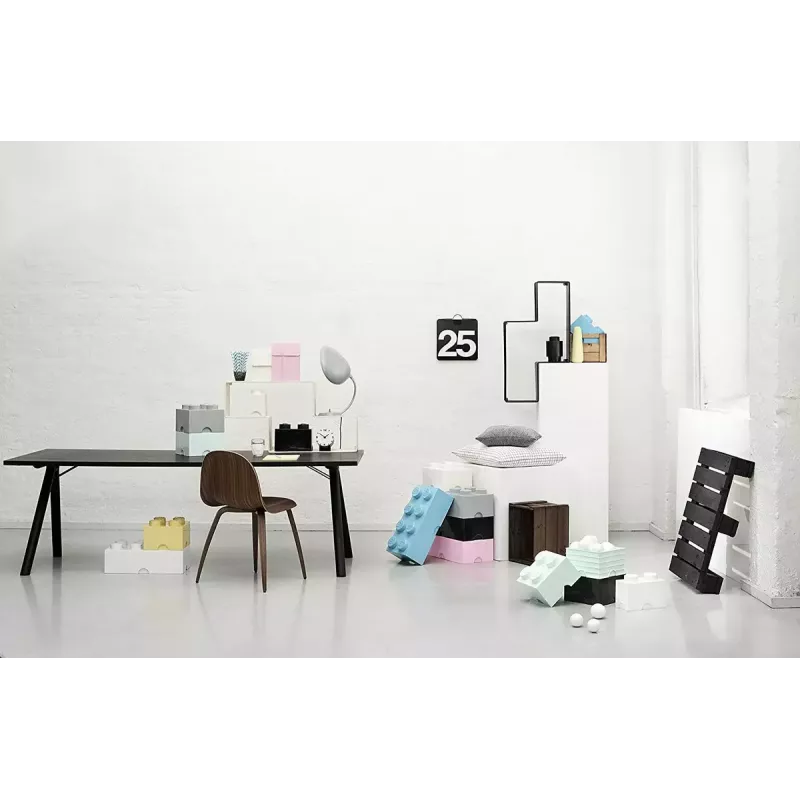 Hoiustamistellis karp ruum copenhagen LEGO Storage Brick 4 hall RC40031740, virnastatav mänguasjade ja hoiustamiskonteiner
