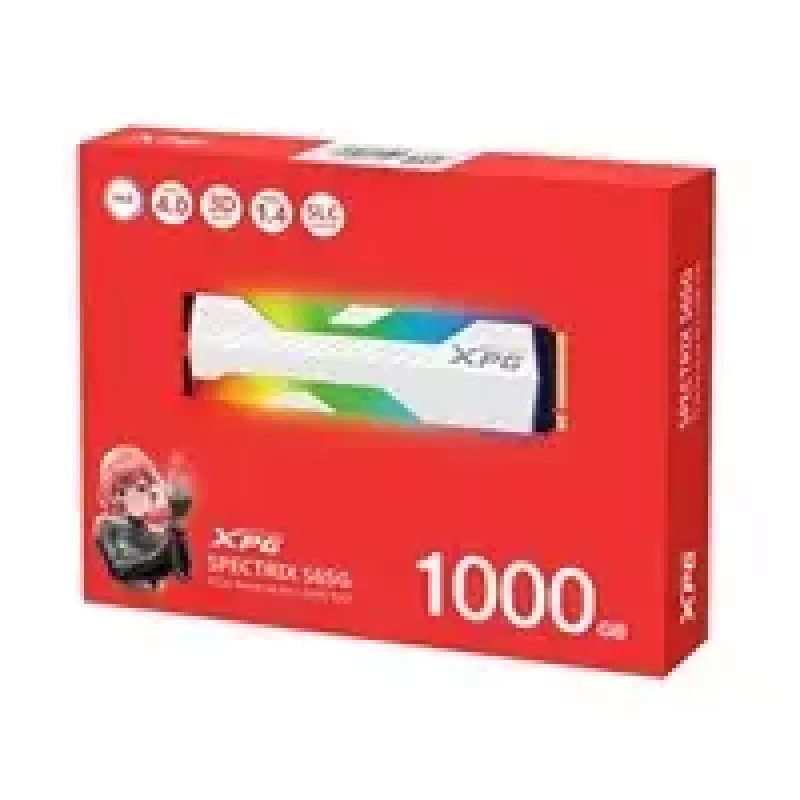 M.2 NVMe SSD ADATA XPG SPECTRIX S65G 1TB PCIe Gen4x4 6000MB/s lugemine 4000MB/s kirjutamine