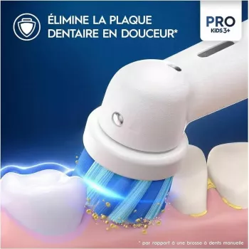 Oral-B Kids Pro Kids3+ 4 tk mitmevärviline, valge