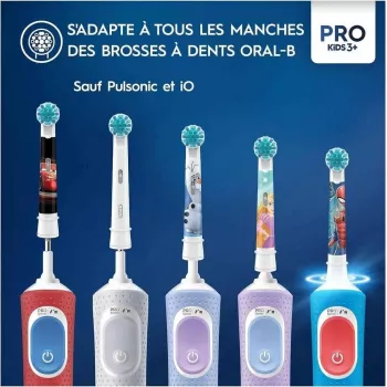 Oral-B Kids Pro Kids3+ 4 tk mitmevärviline, valge