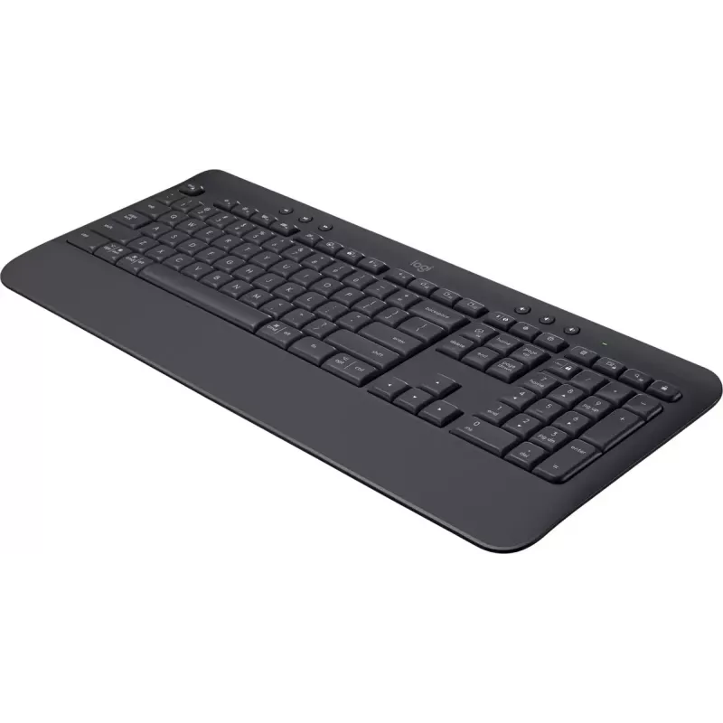 Logitech SIGNATURE K650 täissuuruses juhtmevaba klaviatuur randmetoega