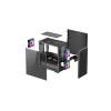 PC-korpus DeepCool MATREXX 40 3FS Micro Tower — Micro ATX/Mini-ITX, karastatud klaas, toetab 3x140/2x120 ventilaatorit, GPU kuni 320 mm, 2x3,5-tolline + 2x2,5-tolline, must
