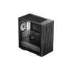 PC-korpus DeepCool MATREXX 40 3FS Micro Tower — Micro ATX/Mini-ITX, karastatud klaas, toetab 3x140/2x120 ventilaatorit, GPU kuni 320 mm, 2x3,5-tolline + 2x2,5-tolline, must