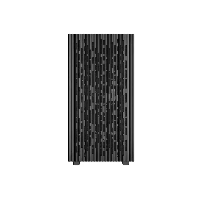 PC-korpus DeepCool MATREXX 40 3FS Micro Tower — Micro ATX/Mini-ITX, karastatud klaas, toetab 3x140/2x120 ventilaatorit, GPU kuni 320 mm, 2x3,5-tolline + 2x2,5-tolline, must