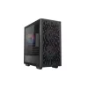 PC-korpus DeepCool MATREXX 40 3FS Micro Tower — Micro ATX/Mini-ITX, karastatud klaas, toetab 3x140/2x120 ventilaatorit, GPU kuni 320 mm, 2x3,5-tolline + 2x2,5-tolline, must
