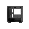 PC-korpus DeepCool MATREXX 40 3FS Micro Tower — Micro ATX/Mini-ITX, karastatud klaas, toetab 3x140/2x120 ventilaatorit, GPU kuni 320 mm, 2x3,5-tolline + 2x2,5-tolline, must