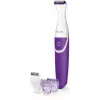 Bikiinitsooni trimmer Philips Essential BRT383/15, 3 pikkuseastet, AA-patarei, 120 min tööaega, valge/lilla