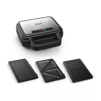 Tefal SW383D10 võileivagrill 700 W Must, Roostevaba teras