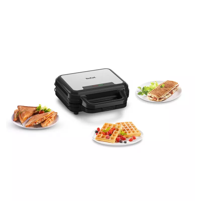 Tefal SW383D10 võileivagrill 700 W Must, Roostevaba teras