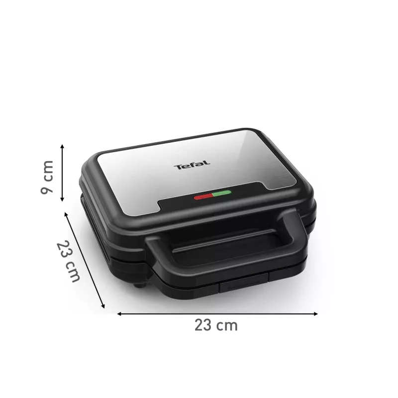 Tefal SW383D10 võileivagrill 700 W Must, Roostevaba teras
