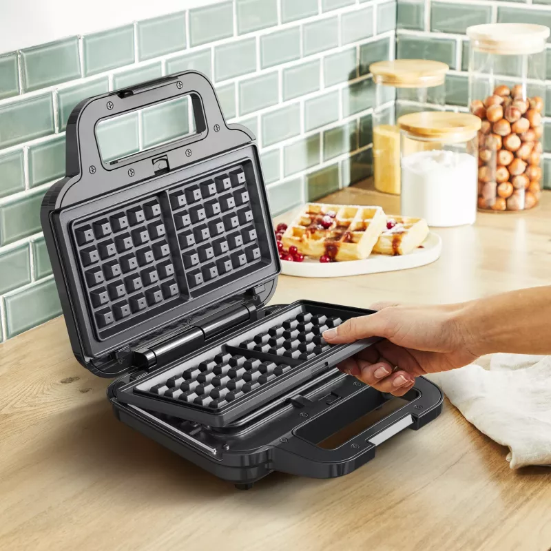 Tefal SW383D10 võileivagrill 700 W Must, Roostevaba teras