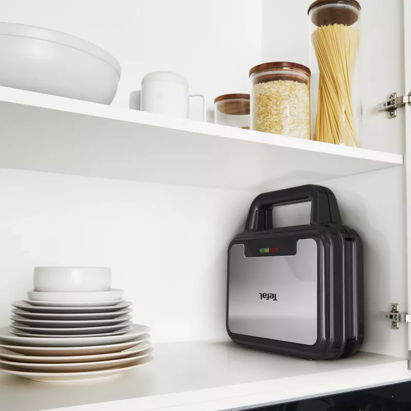 Tefal SW383D10 võileivagrill 700 W Must, Roostevaba teras
