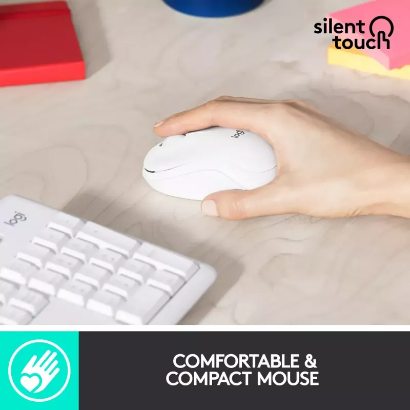 Juhtmeta klaviatuuri ja hiire komplekt Logitech MK295 Silent
