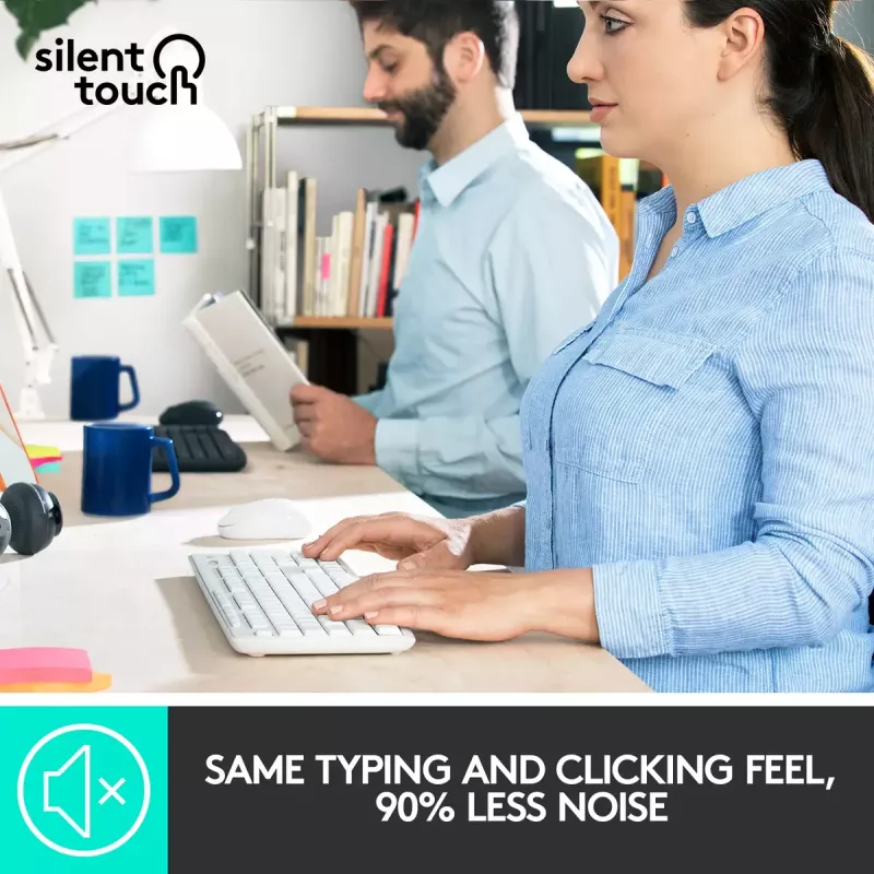Juhtmeta klaviatuuri ja hiire komplekt Logitech MK295 Silent