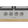 Sisseehitatud gaasipliit Bosch Serie 4 PGH6B5K90, 4-tsooniline roostevaba teras, 60 cm, pöördnupud, wok-põleti