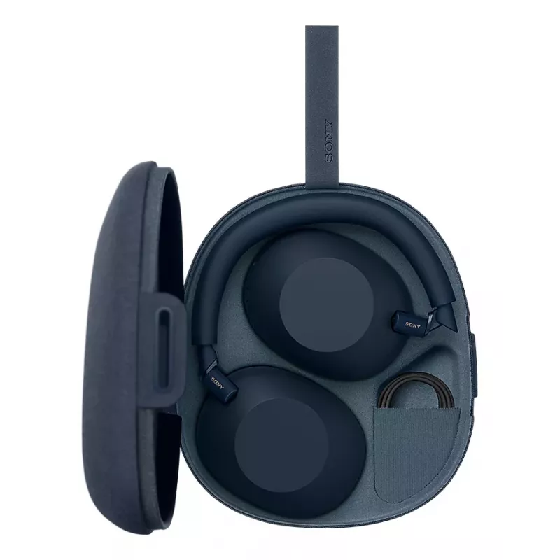 Peakomplekt Sony WH-1000XM6 juhtmega ja juhtmevaba Bluetooth USB-C 4–40000 Hz 10 m ulatus 1,2 m kaabel Sinine