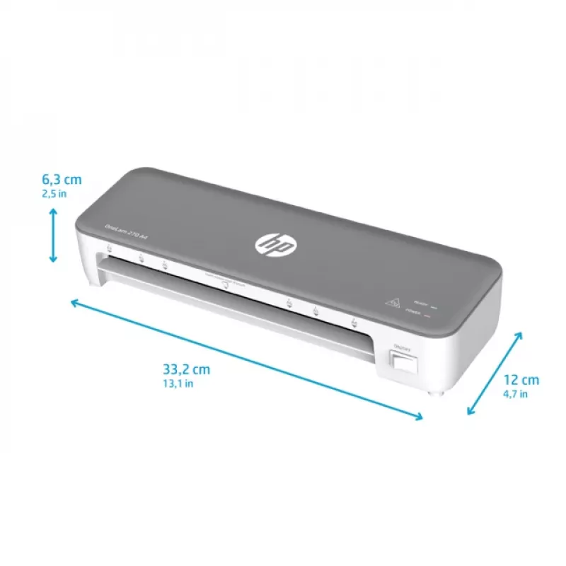 HP OneLam 270 A4 kuumlaminaator 270 mm/min Hall, Valge