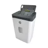 Paberipurustaja HP ONESHRED Auto 200CC — automaatse söötmisega 200-leheline mahutavus, mikropeenestus P-4, 28 l prügikast, valge-hall
