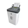 Paberipurustaja HP ONESHRED Auto 200CC — automaatse söötmisega 200-leheline mahutavus, mikropeenestus P-4, 28 l prügikast, valge-hall