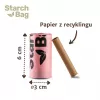 Komposteeritavad kakakotid Starch Bag STARCHBAG BIO lilla, taimsed kiud, 8 × 15 tk