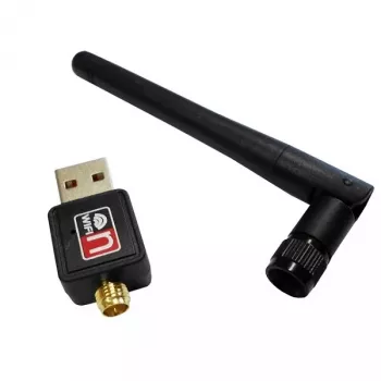 USB WLAN adapter SAVIO CL-63, üheribaline 2,4 GHz, 150 Mbit/s, Realtek RTL8188CU, väline antenn, USB 2.0