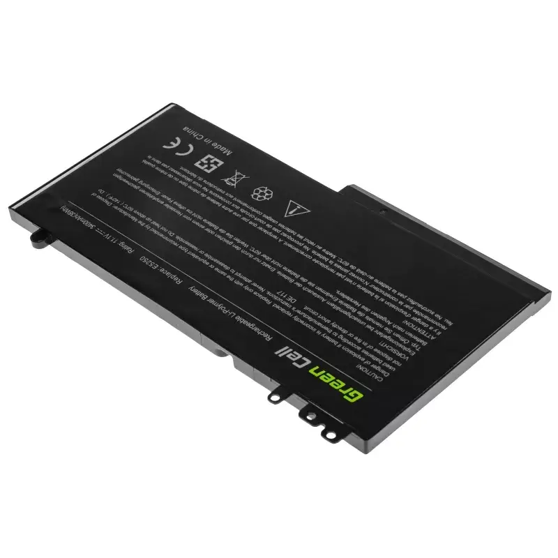 Aku roheline Cell DE117 DELL Latitude 11 3150/3160, 12/ E5250/E5270 jaoks — LiPo 11,1V 3400mAh, 4 elementi, must