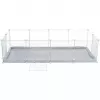 Ruumik Trixie Indoor Run TX-62460 meriseale/küülikule, metallist, hall, 1400×700×350 mm